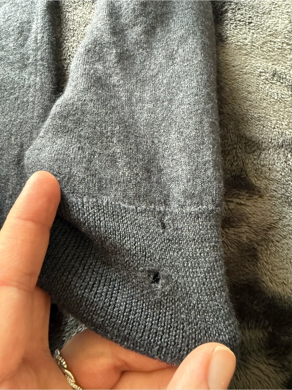 Black Brown 1826 Men's Teal and Navy Half-Zip Sweater - Picture 7 of 7